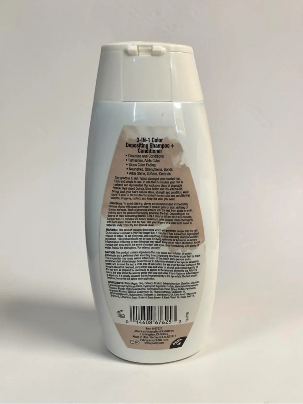 3-in-1 Color Depositing Shampoo + Conditioner - Brown